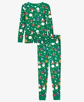 Holiday Lane Little & Big Kids Ornament Cotton Snug Fit Matching Family Pajamas Set, Created for Macy's