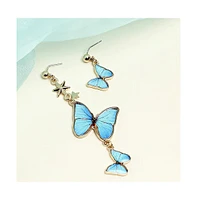 Sohi Women's Butterfly Drop Earrings