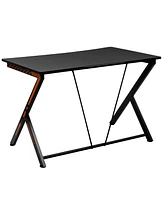 Skonyon Home Office Modern Ergonomic Study Computer Desk for Small Space