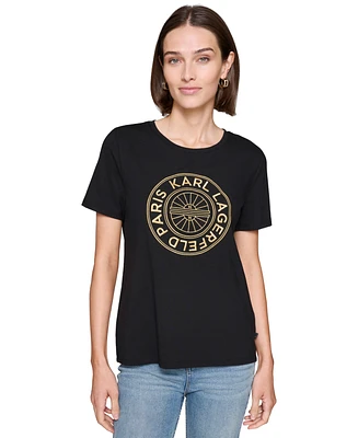 Karl Lagerfeld Paris Women's Graphic T-Shirt