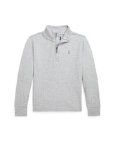 Polo Ralph Lauren Toddler and Little Boys Cotton Interlock Quarter-Zip Pullover shirt