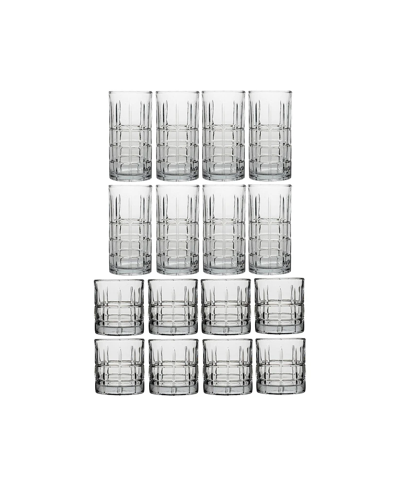 Anchor Hocking 16 Piece Manchester Drinkware Set