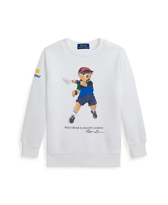 Polo Ralph Lauren Toddler and Little Boys Us Open Bear Fleece Sweatshirt