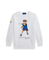 Polo Ralph Lauren Toddler and Little Boys Us Open Bear Fleece Sweatshirt