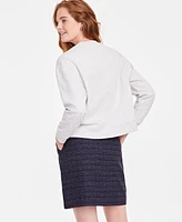 On 34th Women's Crewneck Graphic Sweatshirt, Created for Macy's