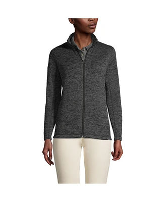 Lands' End Women's Sweater Fleece Jacket