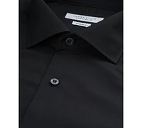 Perry Ellis Men's Modern-Fit Lux Twill Solid Dress Shirt