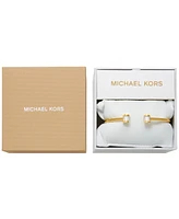 Michael Kors Brass Baguette Flex Bangle Bracelet