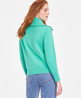 On 34th Women's Quarter-Zip Sweater, Created for Macy's