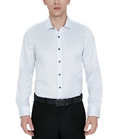 Tallia Men's Slim-Fit Dobby Dress Shirt