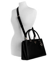 Guess Glimmer Triple Compartment Satchel, Created For Macys