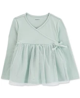 Carter's Toddler Girls Glitter Tulle Wrap Top