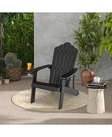 Skonyon Weather Resistant Hips Outdoor Adirondack Chair with Cup Holder