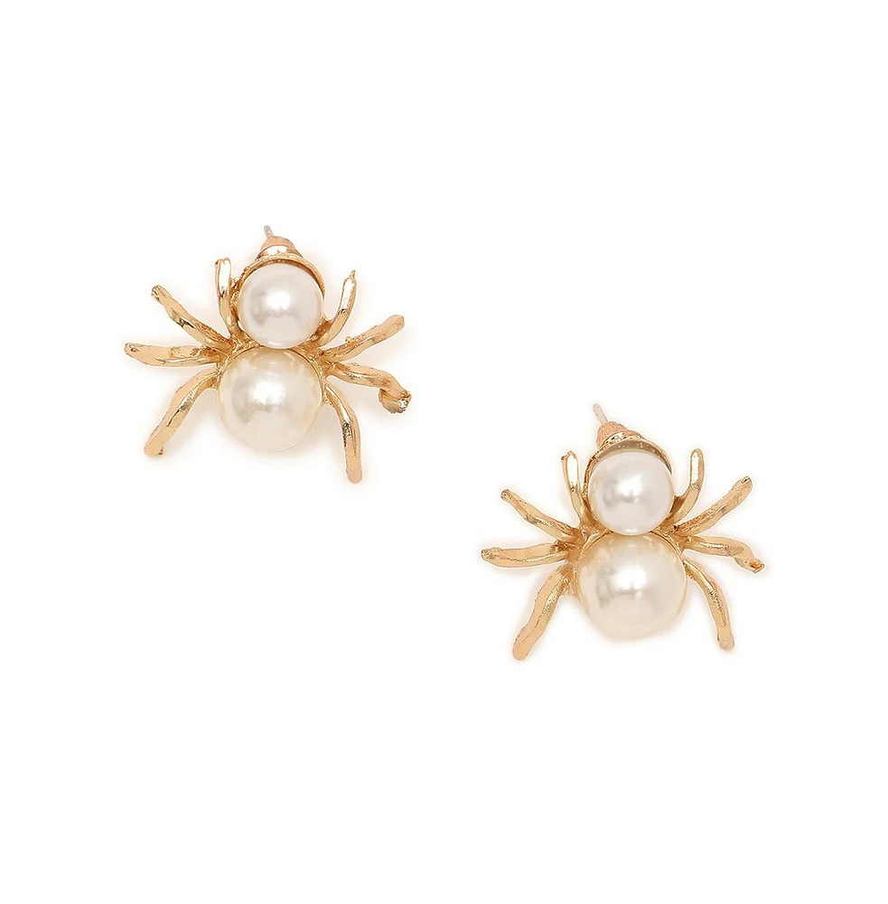 Sohi Women's Spider Stud Earrings