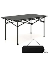 Givimo Aluminum Camping Table for 4-6 People with Carry Bag