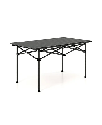 Givimo Aluminum Camping Table for 4-6 People with Carry Bag