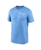 Nike Men's Powder Blue Toronto Jays Authentic Collection Early Work Tri-Blend Performance T-Shirt