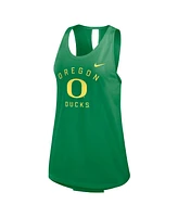 Nike Women's Green Oregon Ducks Primetime Open Back Tank Top