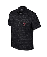 Colosseum Men's Black Texas Tech Red Raiders Ozark Button-Up Shirt