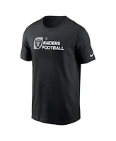 Nike Men's Black Las Vegas Raiders Outline T-Shirt