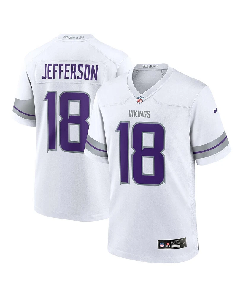 Nike Men's Justin Jefferson White Minnesota Vikings Alternate Game Player Jersey