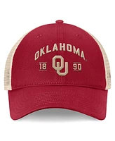 Top of the World Men's Crimson Oklahoma Sooners Heritage Waylon Trucker Adjustable Hat