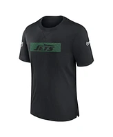 Nike Men's Black New York Jets Sideline Player Performance T-Shirt