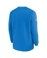 Nike Men's Powder Blue Los Angeles Chargers 2024 Sideline Coaches Long Sleeve Top