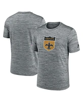 Nike Men's Gray New Orleans Saints Velocity Alternate Logo Performance T-Shirt