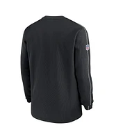 Nike Men's Las Vegas Raiders 2024 Sideline Coaches Long Sleeve Top