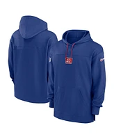 Nike Men's Royal New York Giants Sideline Jersey Performance Pullover Hoodie