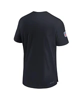 Nike Men's Navy Houston Texans Sideline Alternate Logo Coach Performance T-Shirt