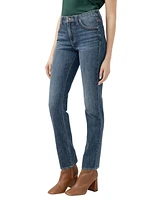 Jag Women's Ruby Mid Rise Straight Leg Jeans