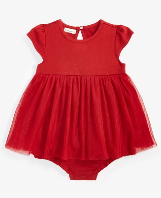 First Impressions Baby Girls Tulle Skirted Sunsuit, Created for Macy's