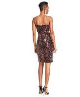 Guess Women's Taryn Sequinned Side-Cutout Cocktail Dress