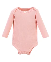 Hudson Baby Girls Thermal Long Sleeve Bodysuits