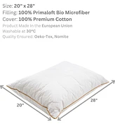 Luxury Down Alternative Primaloft Pillow By Woodek Queen 20x28 Inches