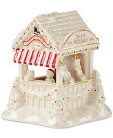 New For 2024! Lenox Mistletoe Village Skate Rink Lit Figurine, Created for Macy's