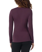 Cuddl Duds Softwear Long-Sleeve Crewneck Top