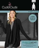 Cuddl Duds Women's Fleecewear Stretch Hooded Wrap