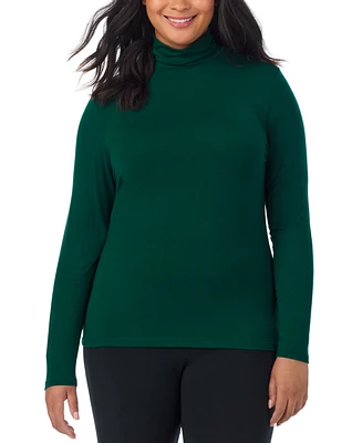 Cuddl Duds Plus Softwear Long-Sleeve Turtleneck Top