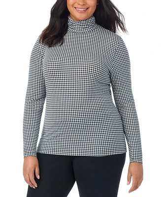 Cuddl Duds Plus Softwear Long-Sleeve Turtleneck Top