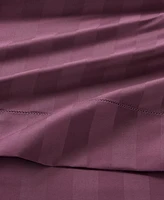 Lastact! Charter Club 1.5" Stripe 550 Thread Count 100% Cotton 4-Pc. Sheet Set, Full, Exclusively at Macy's