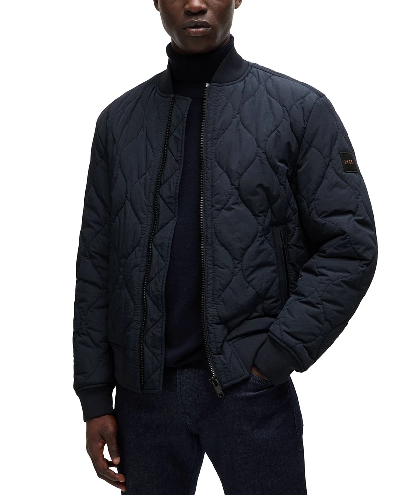 Boss by Hugo Men's Onion Quilted Water-Repellent Jacket