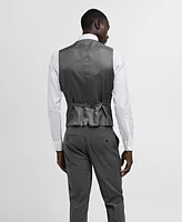 Mango Men's Super Stretch Fabric Suit Vest