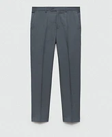 Mango Men's Pleats Detail Suit Pants