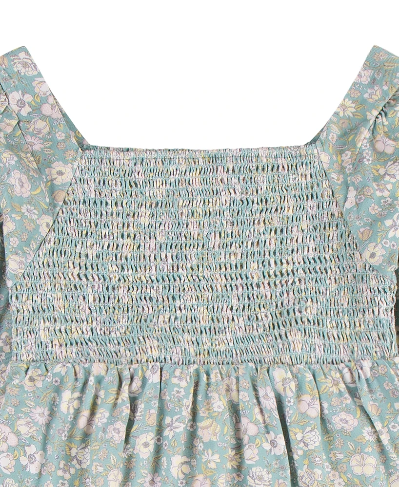Levi's Big Girls Long Sleeve Smocked Top Dress