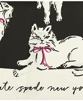 Kate Spade New York Women's Pretty Kitty Silk Square Scarf