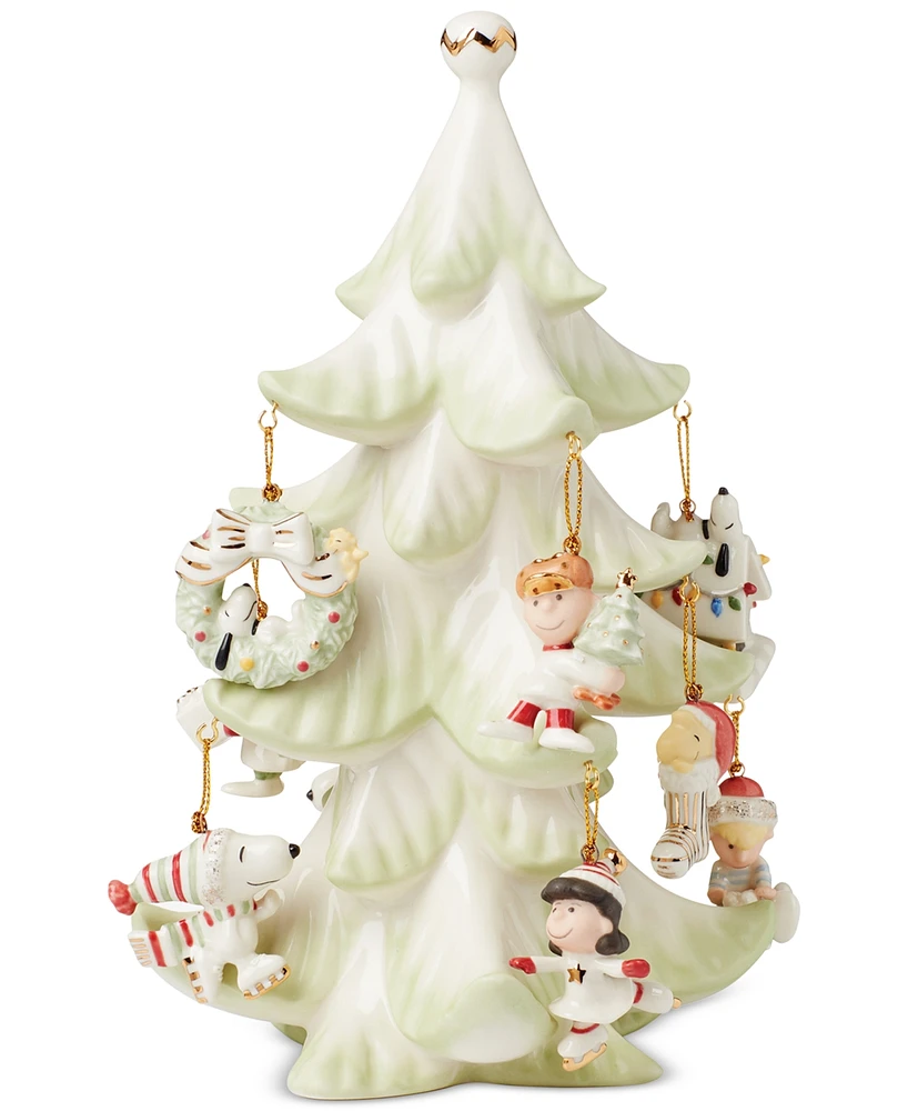 Lenox Snoopy & Friends 11 Piece Christmas Tree Ornament Set