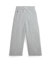 Polo Ralph Lauren Toddler And Little Girls Fleece Wide Leg Sweatpant